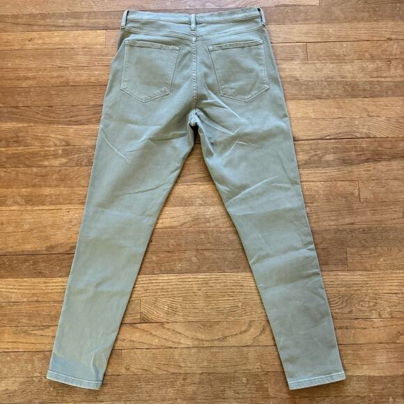 Banana Republic green high-rise skinny jeans pants size 32
 b34 - Picture 6 of 6